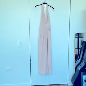Blush gown / wedding guest dress